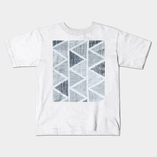 Triangle geometric neutral colours art. Kids T-Shirt